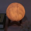 LED Night Light Innovative MoonShaped Table Bedside Lamp Children Birthday