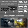 Exploradoras LED Auxiliares para Moto, 2 Piezas, 18000LM, 3 Modos