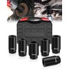 BOQNZN 1/2" Drive Crank Bolt Socket Set, 17MM 19MM 21MM