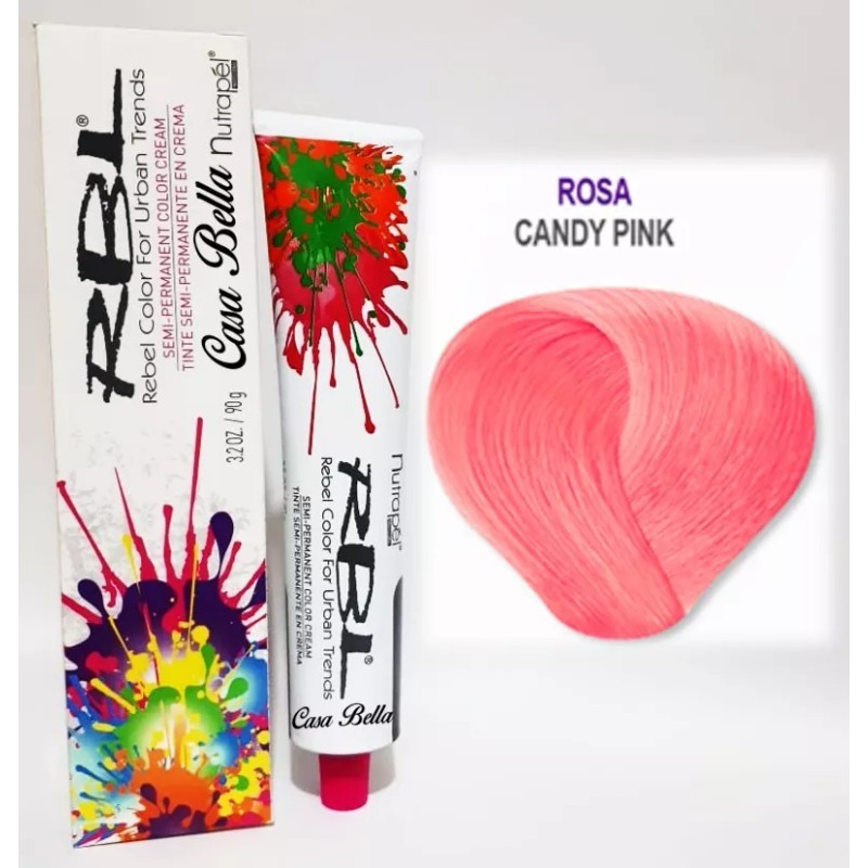 RBL Tinte De Colores Fantasia Para Cabello Rbl Nutrapel 90grs