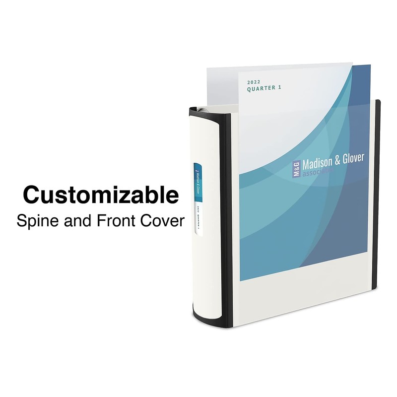 Staples Better Binder Heavy-Duty View, White, 1000-Sheet Capacity, 5"