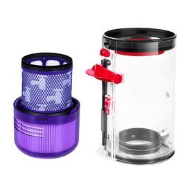 Upgraded Canister Replacement Compatible With Dyson V11 Torque Drive V11 Animal V11 Complete V11 V15 Extra V15S Detect Submarine SV14 SV15 SV22 Vacuum Dust Bucket Filter Attachments Parts 965443-01