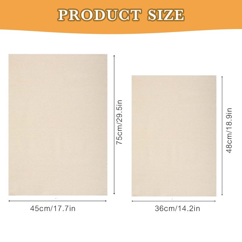 Tea Towels for Baking Sourdough, 2PCS Flour Sack Towels, Bread