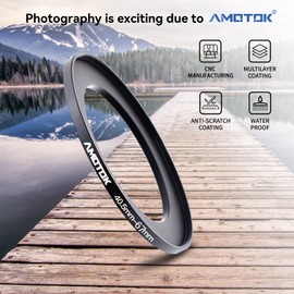 40.5mm Lens to 67mm Camera Lens Adapter,40.5mm to 67mm Filter Step up Ring Adapter Ring,Compatible All 67mm Filter Accessory