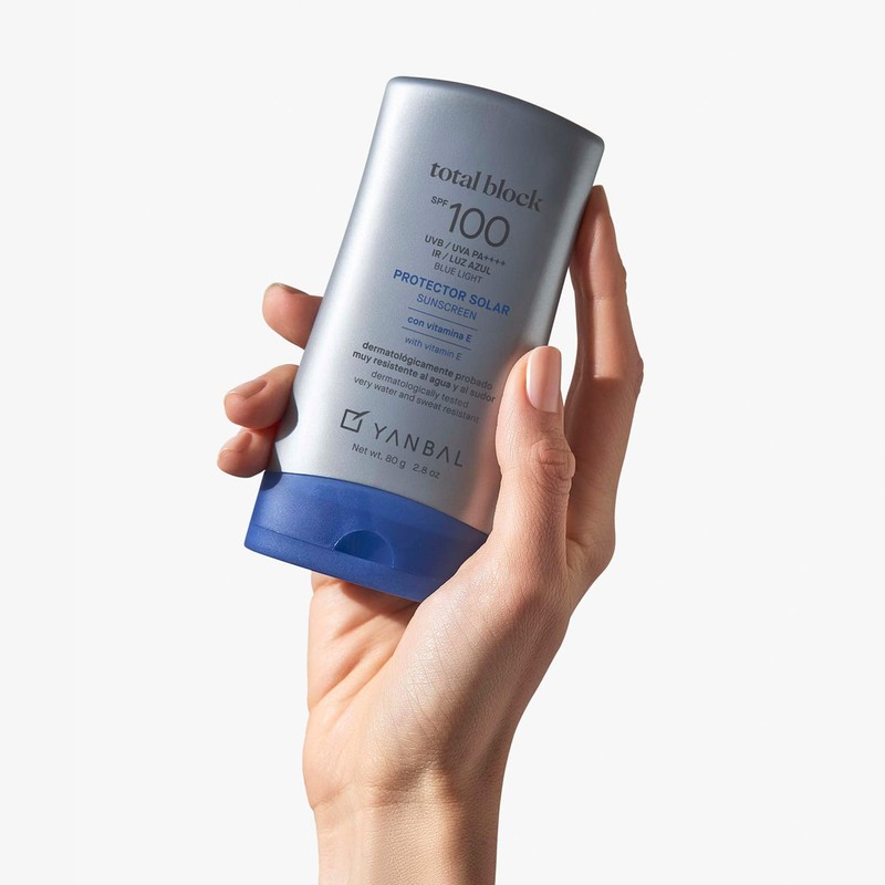 TOTAL BLOCK Sunblock SPF100 Blue Light RSF 99 % High