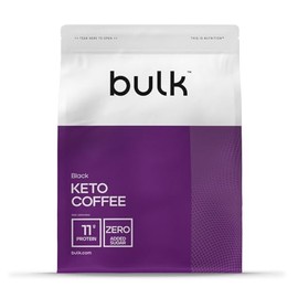 Bulk Keto Coffee, High Protein, Black, 500 g, Packaging May Vary