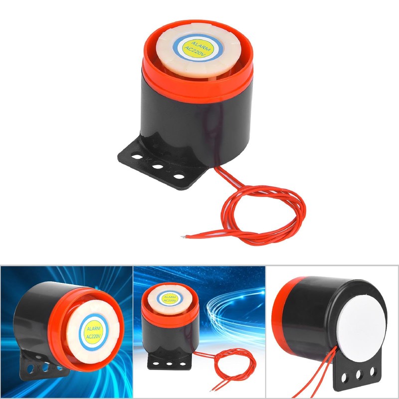 Active Piezo Buzzer with Wire AC 220V 110dB Continuous Sounder