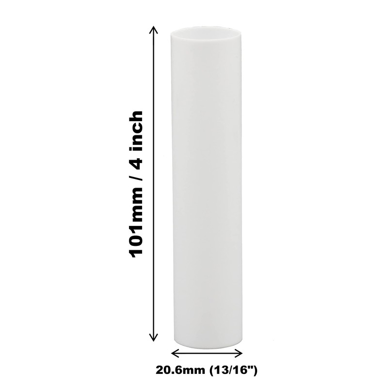 Creative Hobbies® 4" White Plastic Candle Covers Sleeves Chandelier Socket