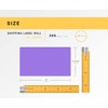 HOUSELABELS Compatible DYMO 30256 Lavender Shipping Labels (2-5/16" x 4"),