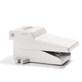 Foot pedal valve 5/2 way AirTac 4F210-08L With Lock 1/4 PT Pneumatic Air Acting Type Controlled By Foot Switch Rubber Anti-slip 2 Position 5 Way