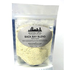 Boston Spice Back Bay Blend HANDMADE Seasoning Seasoned Salt for Eggs Vegetables Popcorn Poultry French Fries Potatoes Pork Beef Seafood Steak All Foods 1/4 Cup Spice wt 1.7oz/48g