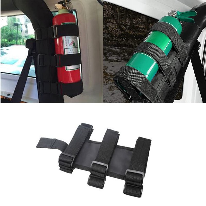 BetterJonny Adjustable Strap Fire Extinguisher 3 lb Fire Extinguisher Holder