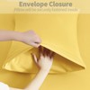 Horbaunal 2 Pack Microfiber Body Pillow Covers Yellow Body Pillow
