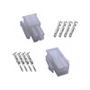 4-Pin Connector 18-24AWG Standard 0.0165” 4.2mm 2/4/5-Pin Connector Industrial and