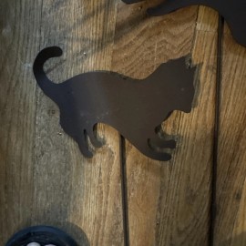 Unbranded 4 Metal Garden Cat Stakes