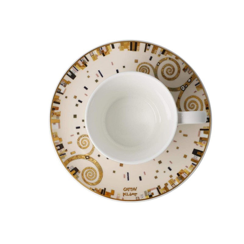 Gustav Klimt Goebel Artis Orbis 67-014-02-1 Coffee Cup with Saucer