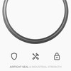 HVAC OV Galvanized Metal Duct Connector - 12 Inch Fit
