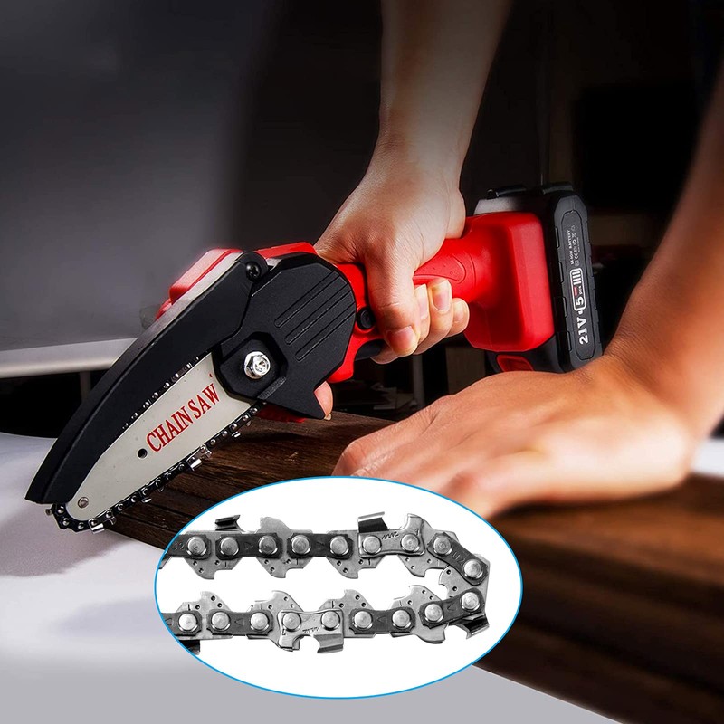 Set of 3, Chainsaw, 4 inch, Mini Chainsaw, Replacement Chain,