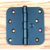 Penrod Door Hinges, Black Prime 4 Inch with 5/8 Inch