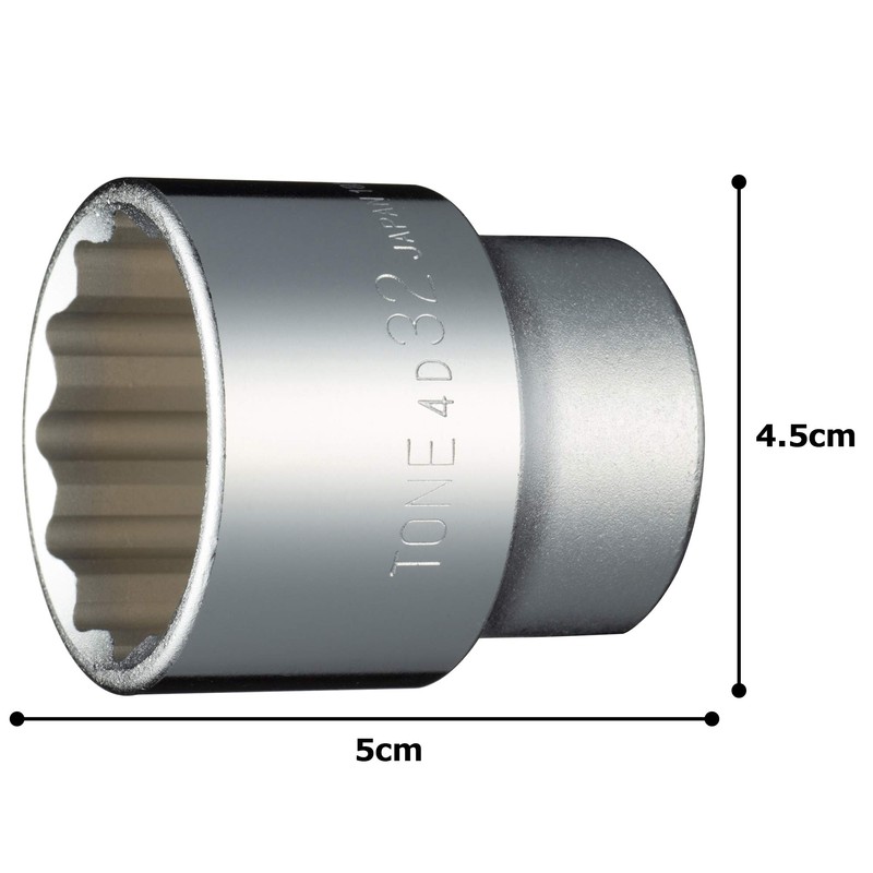 Tone Socket (12 Angles) 4D-32 Insertion Angle 1/2 inch (12.7