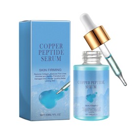 Shefave Copper Peptide Serum, Anti Wrinkle Serum, Kupfer Peptide Serum mit Hyaluronsäure, Reduzierung feiner Linien und Falten, Repariert der vorzeitigen Hautalterung, Anti aging Serum, 30ml