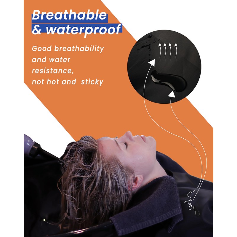 MoHern Barber Cape, 2PCS Waterproof Polyester Salon Hair Cutting Cape,