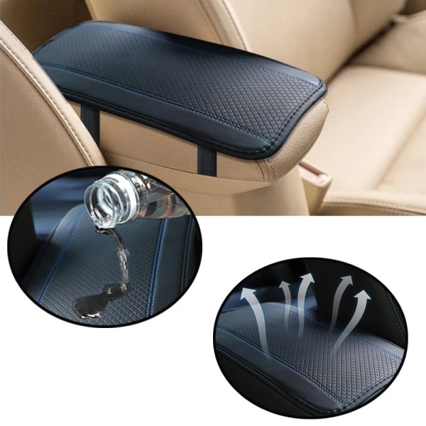Unbranded Car Armrest Cushion Cover Center Console Box Pad Protector