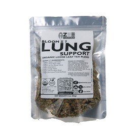 ZeeHERBS Bloom 7 Lung Support Organic Loose Leaf Tea Blend 2 oz (56g) - ZeeHERBS