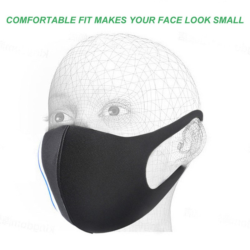 1pcs Air Cotton Face Mask Reusable Comfy Breathable Safety Dust