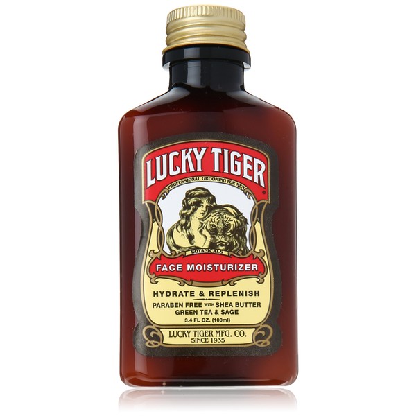 Lucky Tiger Premium Facial Moisturizer, 3.5 Ounce