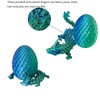 2 Pack 3D Printed Dragon Easter Egg with Dragon Inside,