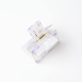 QinGoo Small Purple Acrylic Hair Clip 1 Piece Beautiful Hair Clip Women's Hair Accessories Headdress Elegant Hair Accessory (5.2 x 4.5 cm, Purple)