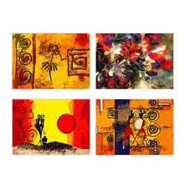 Paper Plane Design Quote and Motivational Poster Set of 10 (Size 45 x 30 cm) d844