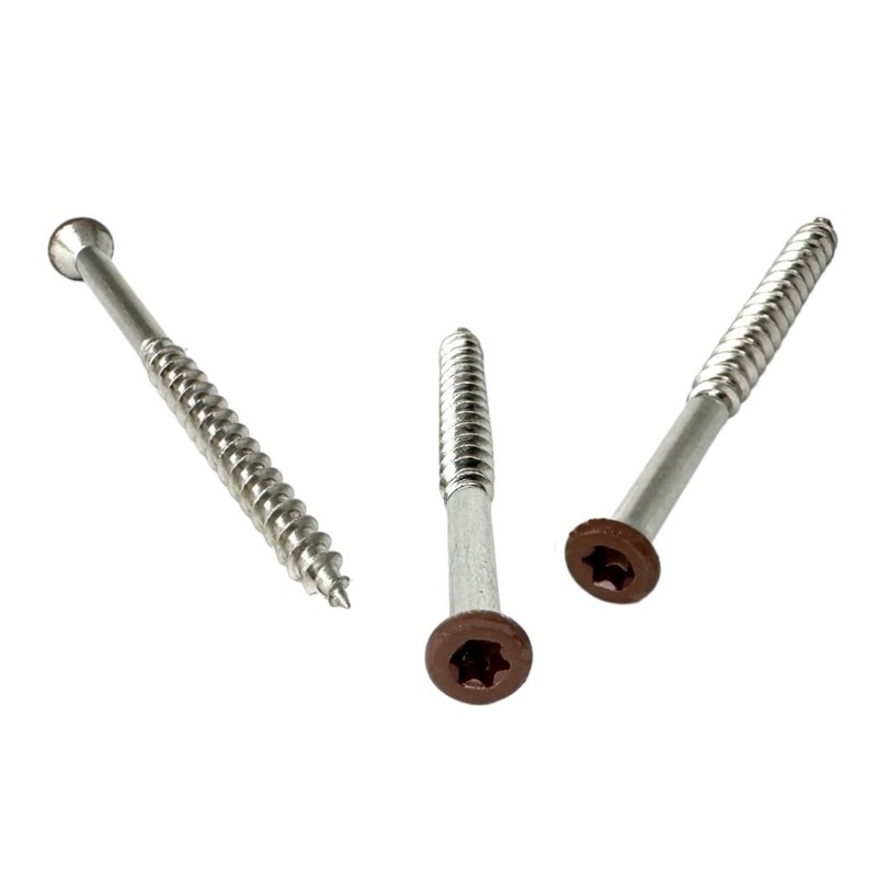 Ceta Decking Screw with Painted Head for Composite Flooring Colour