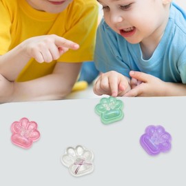 Taba Squishy Cat Paw Squeeze Toys Pinch Cute PVC Fufu Squishy Toys for Anxiety Relief Soft Stress Toys for Relaxation Party Favors Novelty Things Adults Birthdays Cosplay Party (1Pcs Pink)