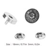 50 Sets Magnetic Button Clasp Snaps 18x5mm Thick High Hardness