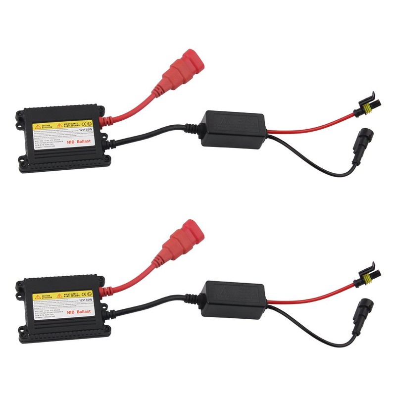 2PCS HID Xenon Ballast Conversion kit Replacement DC 12V Digital