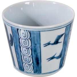 AWASAKA EK88-G01 Edokko Dinosaur Dinosaur Soba Chiyoguchi Tableware, Made in Japan, Diameter 3.1 x 2.8 inches (80 x 70 mm), 7.8 fl oz (200 cc)