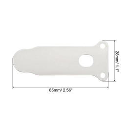 PATIKIL Air Compressor Valve Plate, 10 Pack Metal Replacement Accessory for Air Compressors, 28mmx65mm