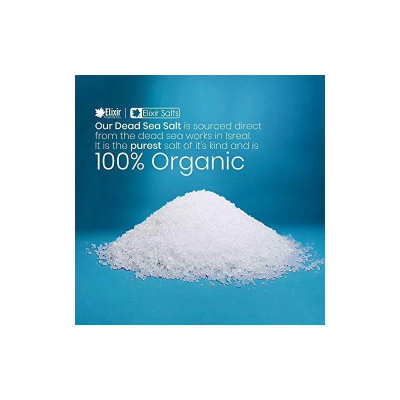 Elixir Gardens High Grade Dead Sea Bath Salts/Advanced Mineral Extract