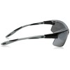 Eyelevel Men's PEAK PEAK Rectangular Sunglasses 70, Black/Grey/Grey Lens