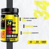 34 Zero Óxido Nítrico Clembuterol 1kg Pre Entreno