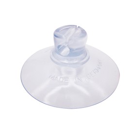 10 x Suction Cup Suction Cup Hook Thread Bore Fairy Lights Key Ring Nut Car Camping Knurled Nut 30 40 mm 40 50 mm with Transparent Extra Strong - Made in Germany