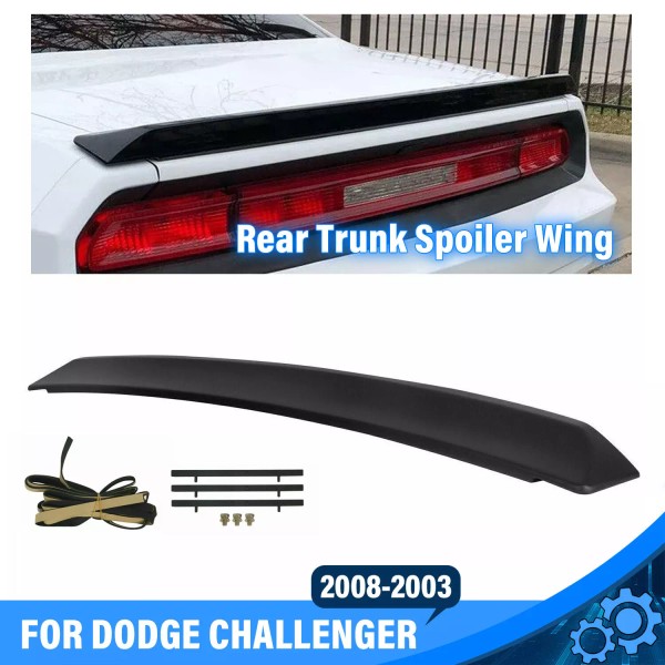Unbranded For Dodge Challenger 2DR 2008-2023 Rear Trunk Wing Spoiler