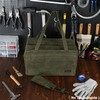 Tool Tote Bag, 16OZ Waxed Canvas Tool Bag with 7-Pocket
