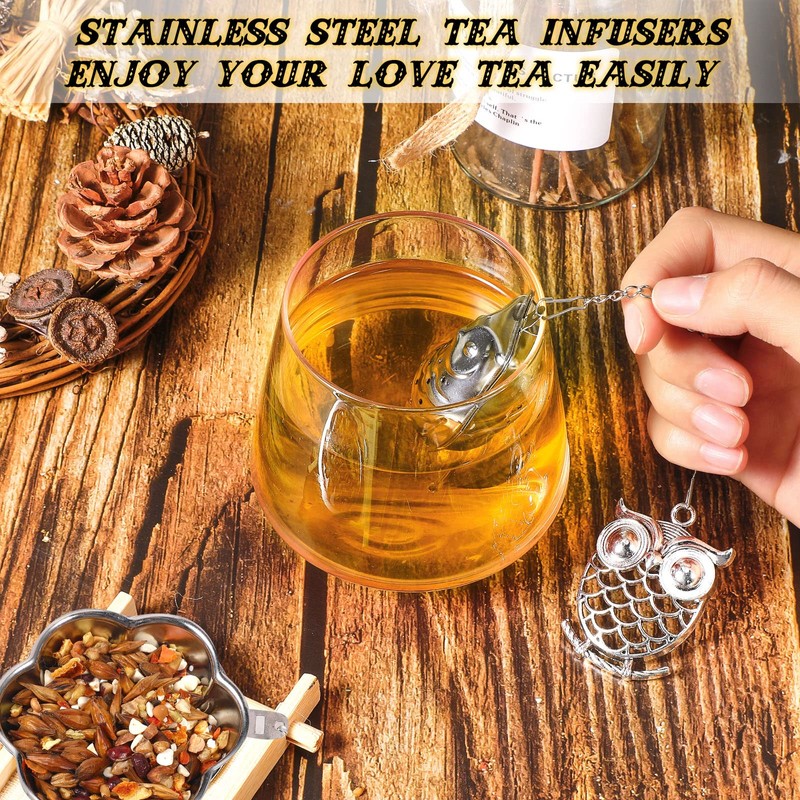 Cunhill 4 Sets Loose Tea Infusers Stainless Steel Teaballs Cute