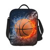 PAUSEBOLL Basketball Lunch Box for Boys Insulated Durable Lunch Box