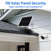 6W Solar Panel for Security Camera, Compatible with Arlo Essential