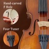 YoungMonic 1/2 Violin Set for Beginners Handmade Acoustic Violins Set