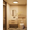 Fitop Bathroom Exhaust Fan with Light, 130 CFM 47W Ceiling